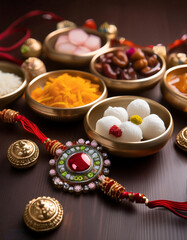 Rakhi with Sweets